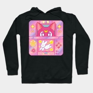 Anime Handheld Pixel Art Hoodie